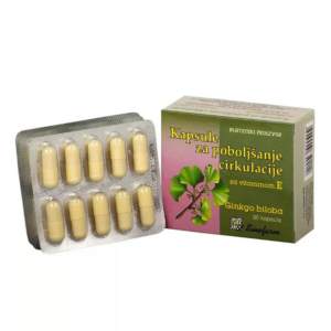 KAPSULE ZA POBOLJŠANJE CIRKULACIJE S VITAMINOM E